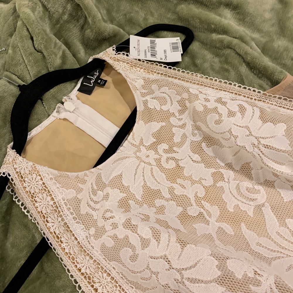 Lulus Forever and Always Lace Bodice Dress - Picture 6 of 7